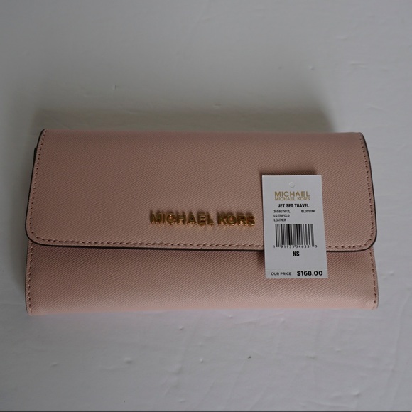 Michael Kors LG Trifold Wallet Pink(Blossom) - Picture 7 of 7